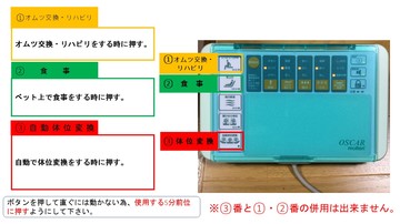 エアマット設定方法