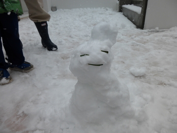 2014.2.14雪だるま.JPG